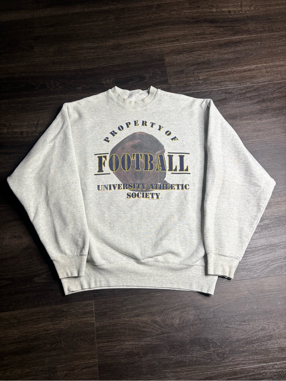 Vintage Property Of Football University Athletic Society